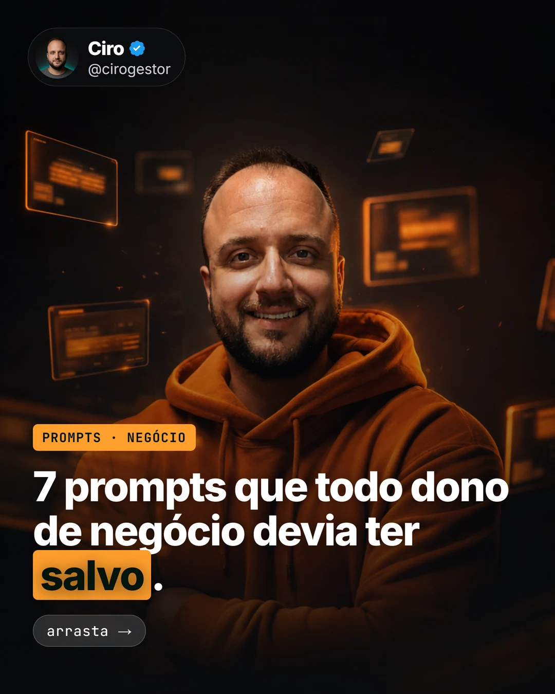 7 prompts que todo dono de negócio devia ter salvo