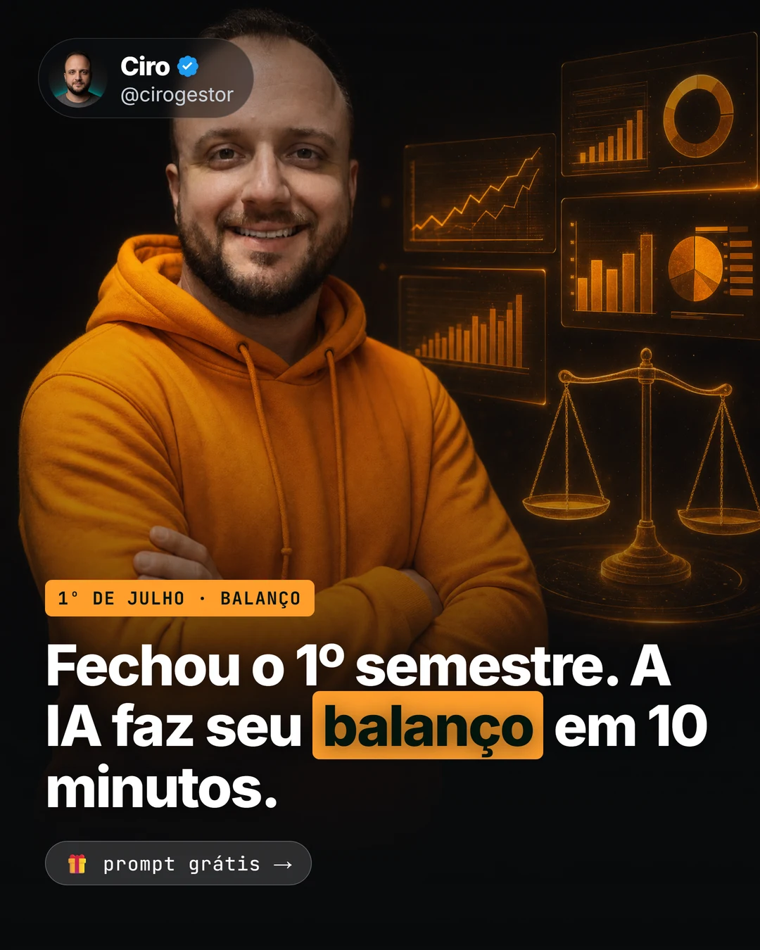 Balanço do 1º semestre: o prompt que a IA faz em 10 minutos