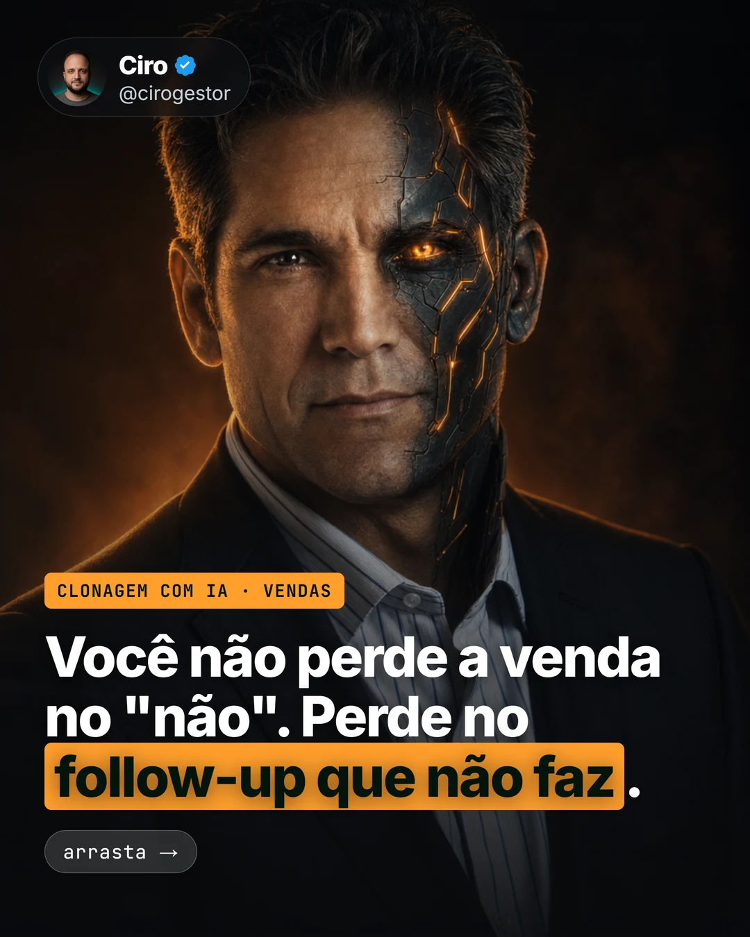 Clone do Grant Cardone: quebre objeções e feche com follow-up 10X
