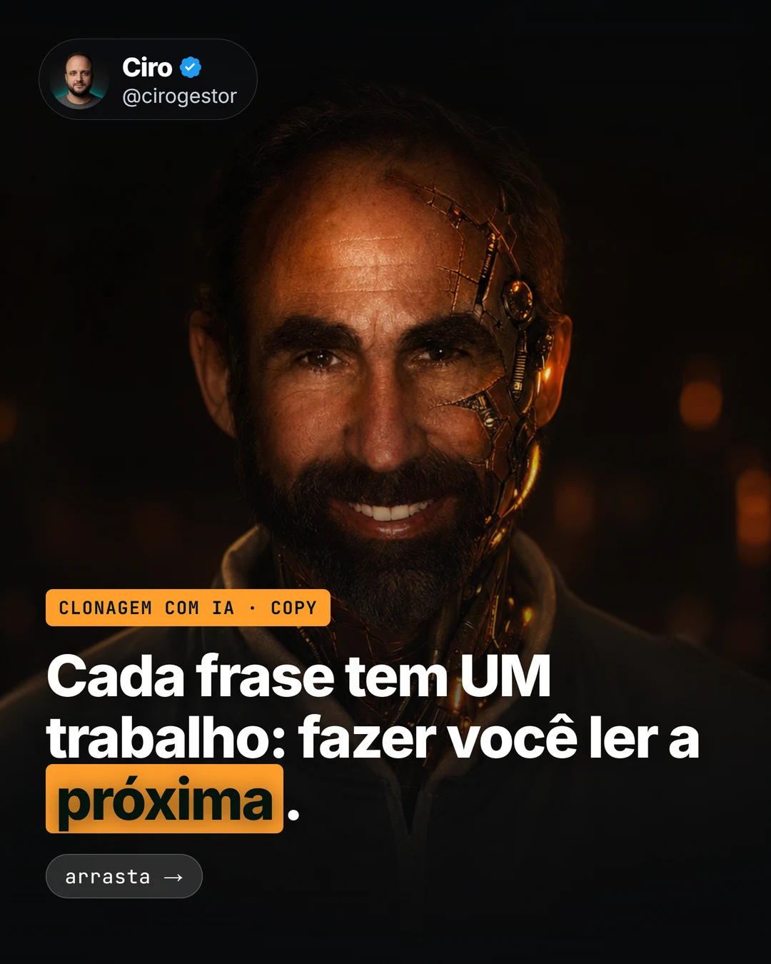 Clone do Joe Sugarman: o texto que ninguém para de ler (slippery slide)