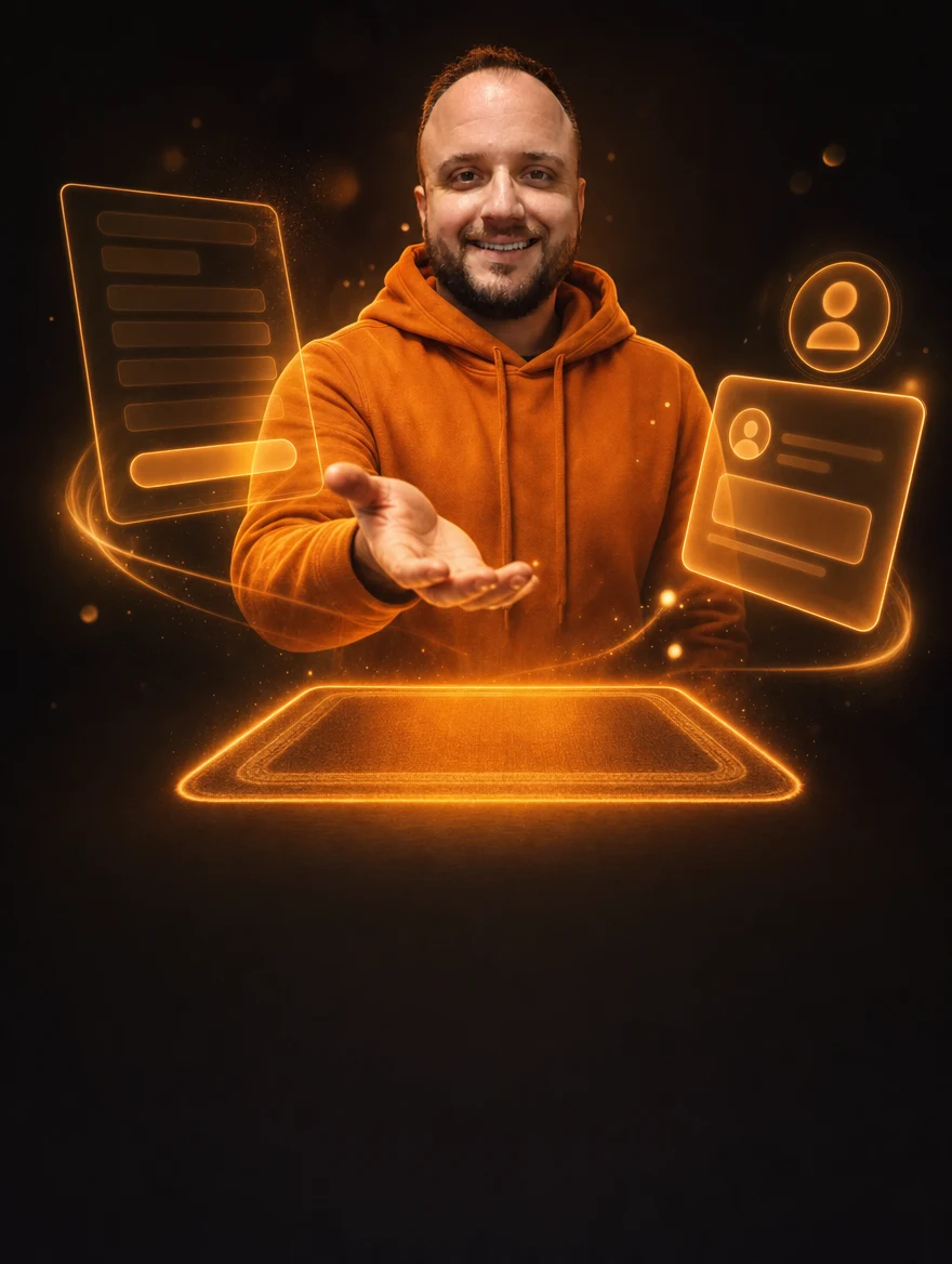 Um onboarding de cliente que roda sozinho (recebe, coleta e já começa)
