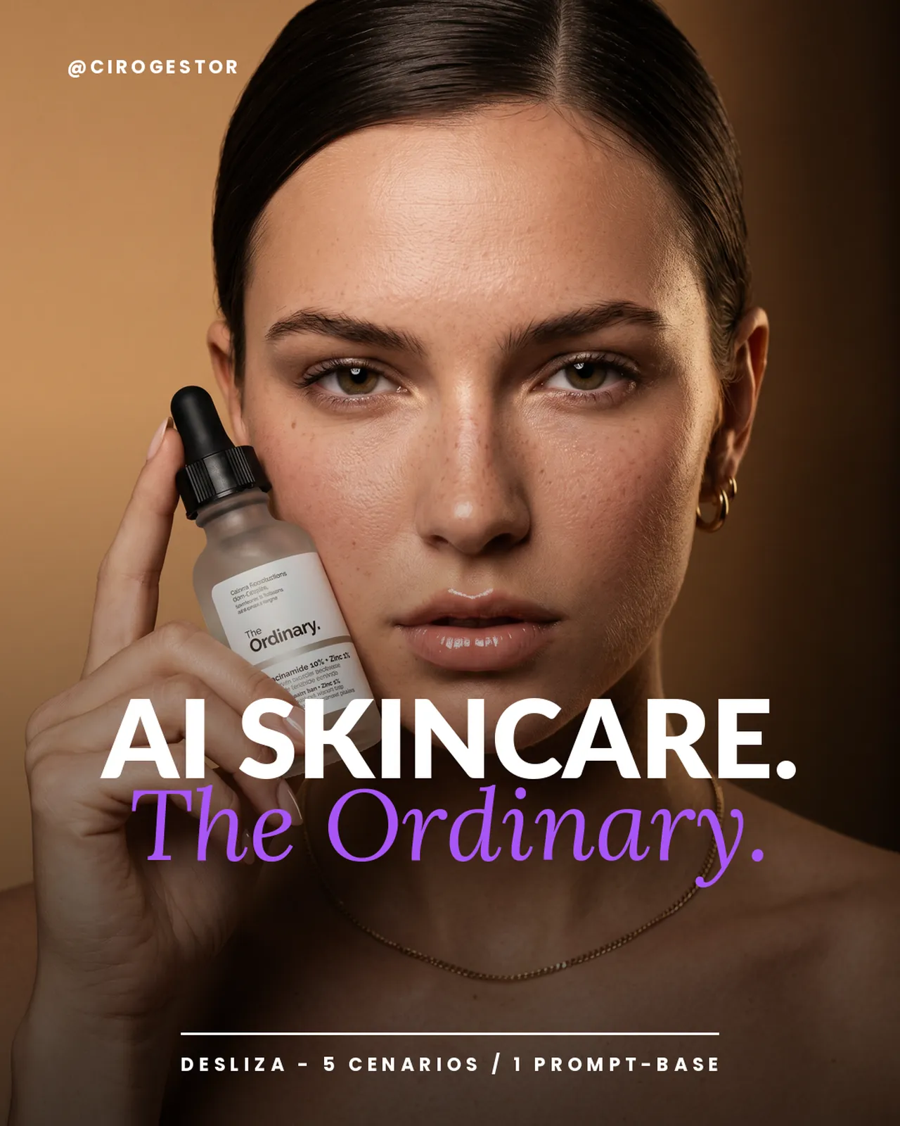 Sua campanha de skincare estilo The Ordinary