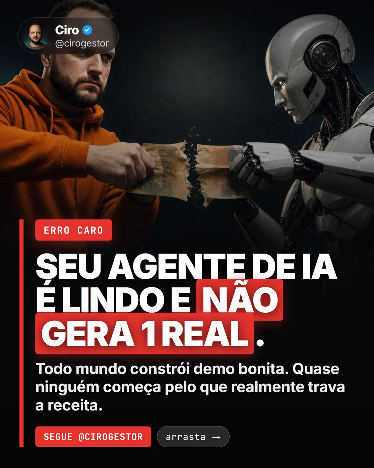 Qual agente de IA construir primeiro pra gerar receita