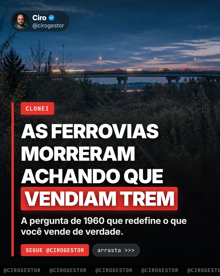 Miopia de marketing: o prompt que reescreve a definição do seu negócio