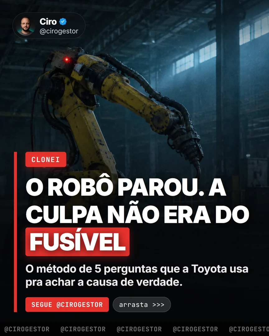 Os 5 porquês: o prompt que não aceita resposta que vira nome de pessoa