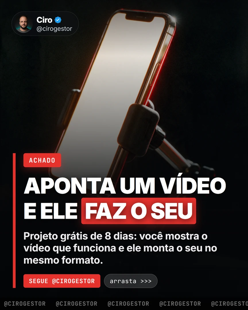 Copie o formato do vídeo que funciona: o passo a passo e os 3 roteiros de negócio