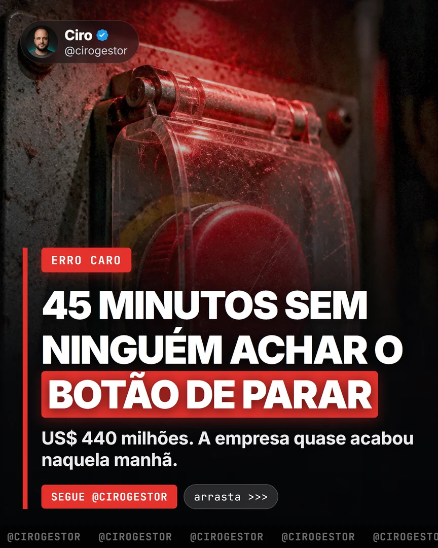 O plano de freio: onde fica o botão de desligar, quem pode apertar e como testar