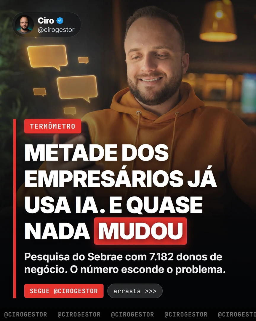 O raio-x: onde a IA só te dá velocidade e onde ela mudaria o resultado
