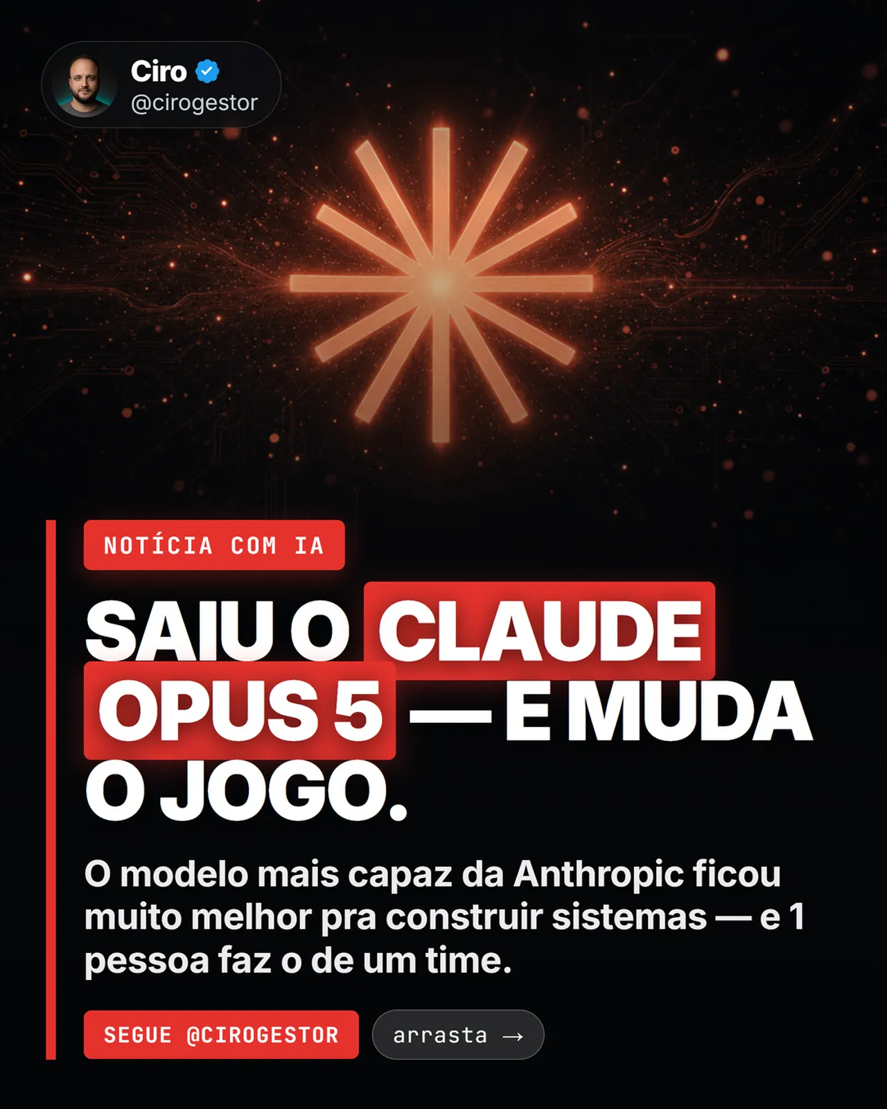 Monte seu 1º sistema de IA com o Claude Opus 5