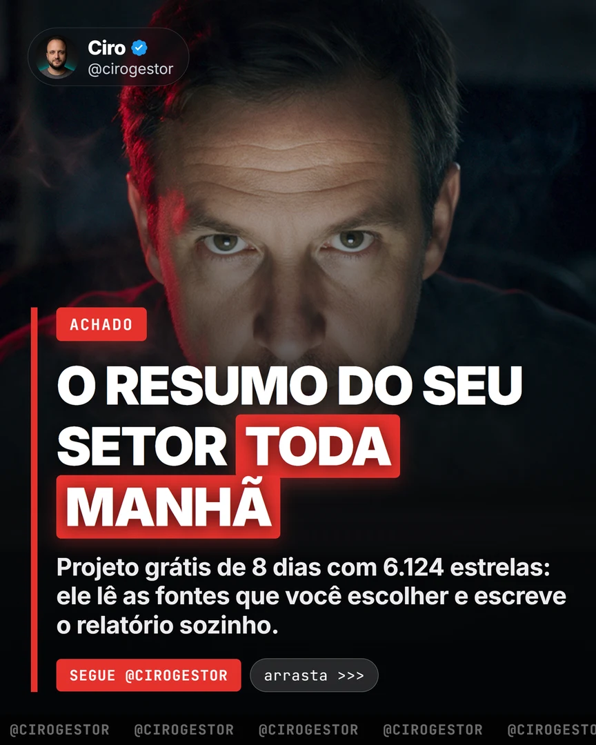 Monte o radar diário do seu setor: o passo a passo e as 8 fontes que valem para dono de negócio