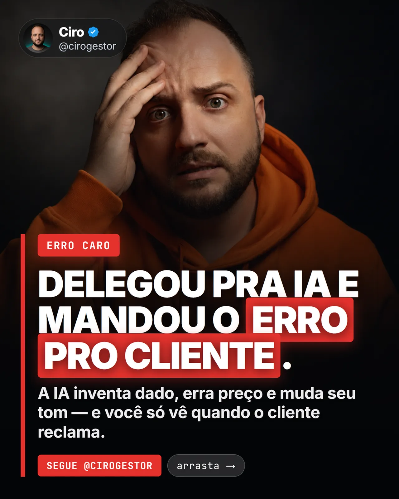 O revisor que pega o erro antes do cliente ver