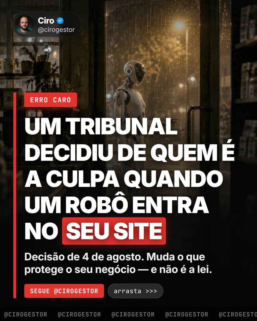 O teste de 7 minutos: o seu site funciona para um robô?