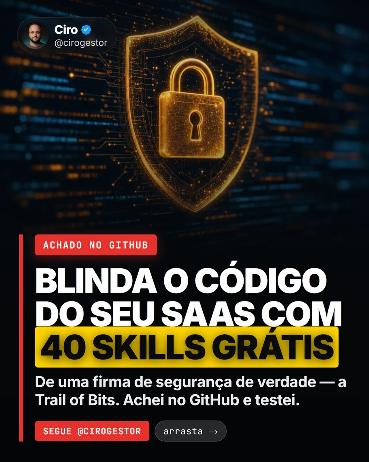 Skills de segurança da Trail of Bits pra blindar seu código